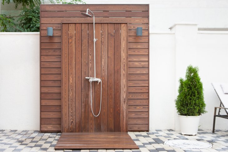 Outdoor Bathroom Ideas for the Patio and Pool